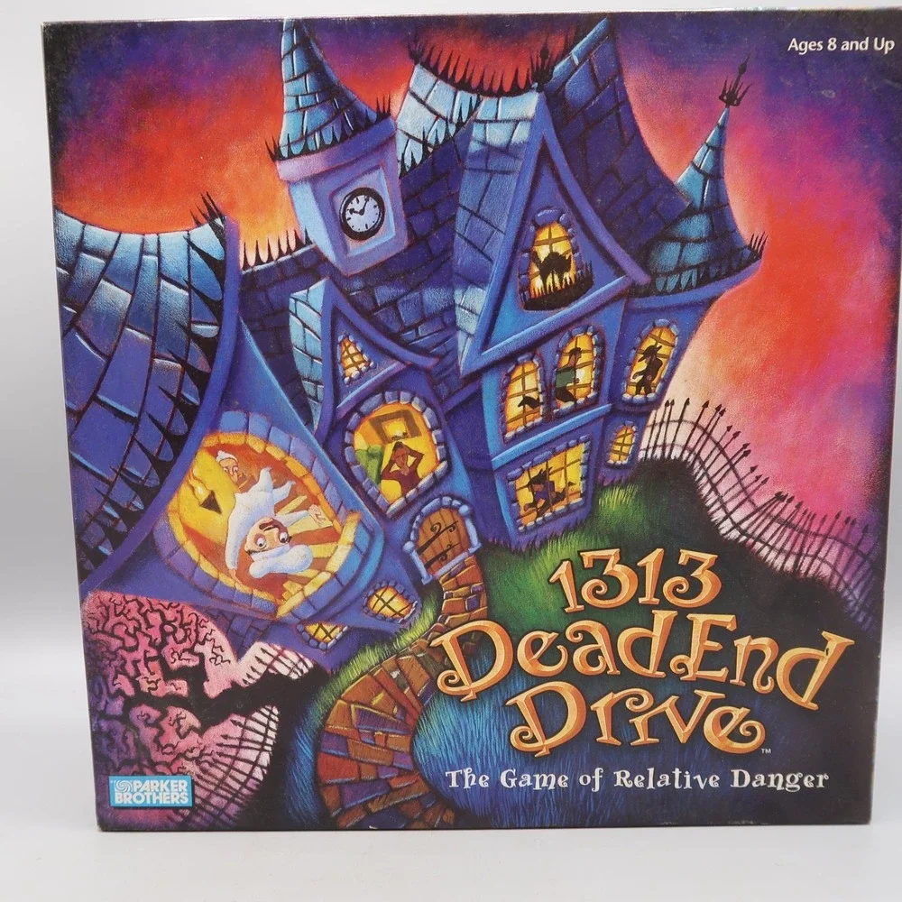 1313 Dead End Drive Board Game Parker Brothers Hasbro 2002 97% complete